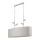 Hanglamp aan een ketting NOEMI 2xE27/60W/230V zilver