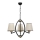 Hanglamp aan een ketting PAUL 3xE27/60W/230V
