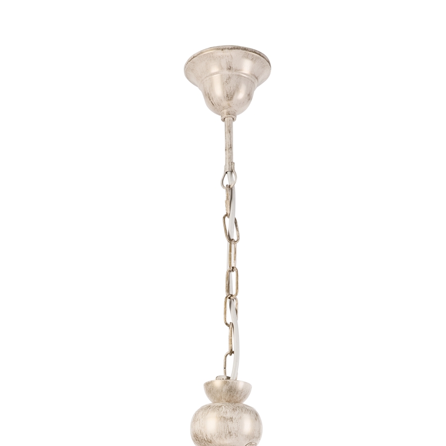 Hanglamp aan een ketting RETRO 2xE27/60W/230V goud/patina