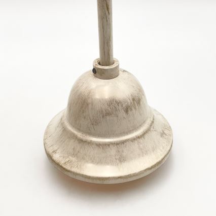 Hanglamp aan een ketting RETRO 2xE27/60W/230V goud/patina