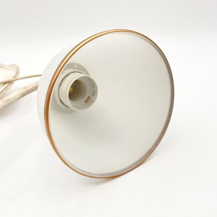 Hanglamp aan een ketting RETRO 2xE27/60W/230V goud/patina