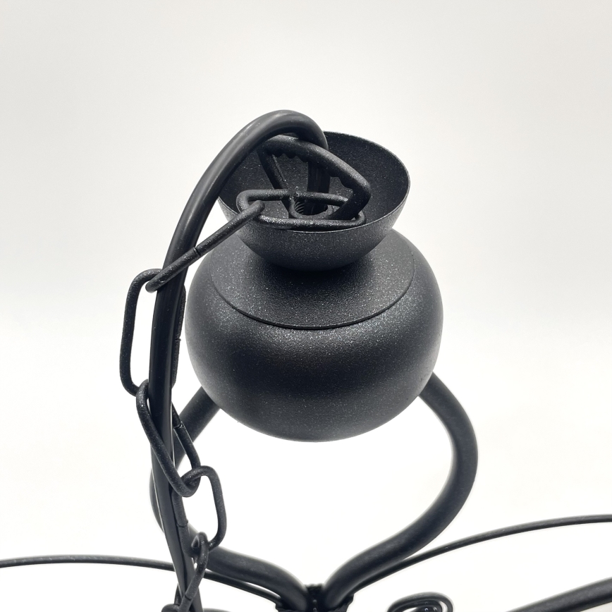 Hanglamp aan een ketting RETRO 2xE27/60W/230V zwart