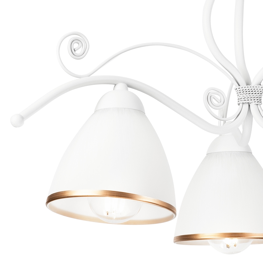 Hanglamp aan een ketting RETRO II 3xE27/60W/230V wit