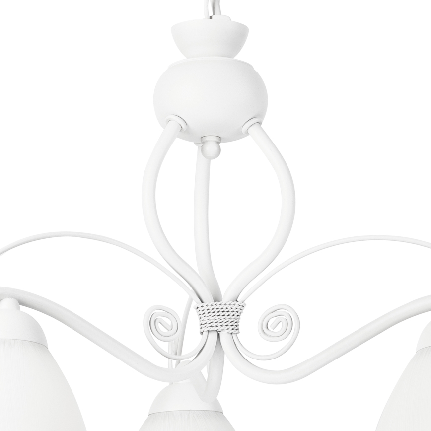 Hanglamp aan een ketting RETRO II 3xE27/60W/230V wit
