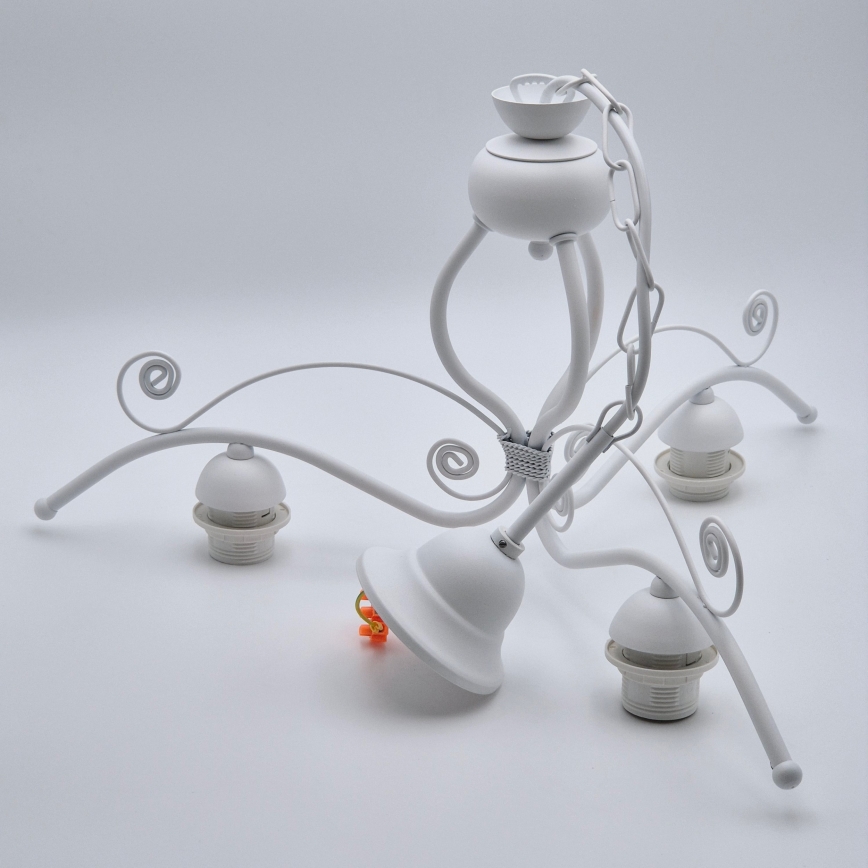 Hanglamp aan een ketting RETRO II 3xE27/60W/230V wit