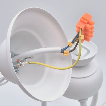 Hanglamp aan een ketting RETRO II 3xE27/60W/230V wit