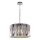 Hanglamp aan een ketting RITZ 12xE14/40W/230V diameter 54 cm glanzend chroom