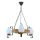Hanglamp aan een ketting ROATA 3xE14/40W/230V beuken