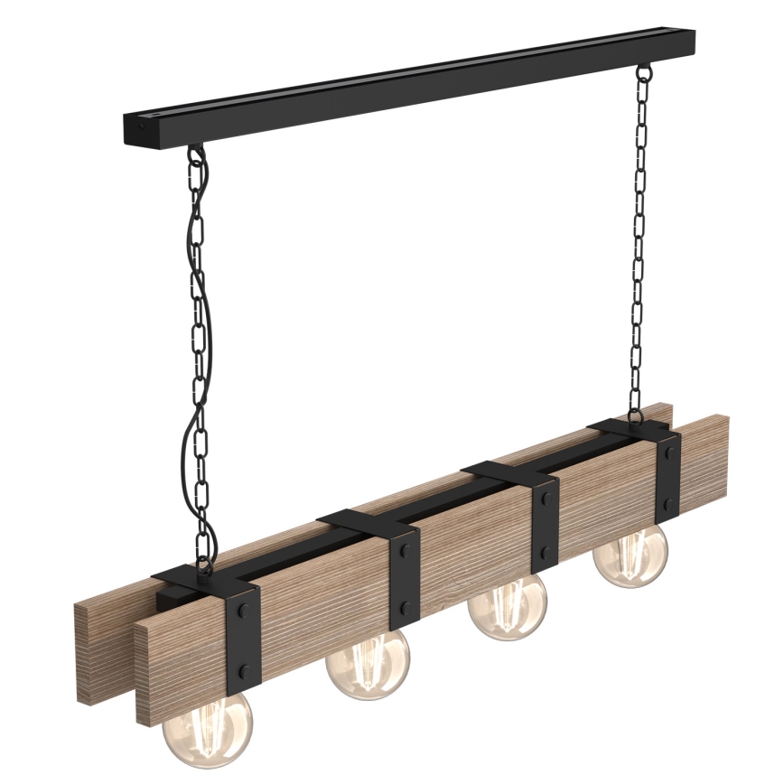 Hanglamp aan een ketting SODER 4xE27/60W/230V