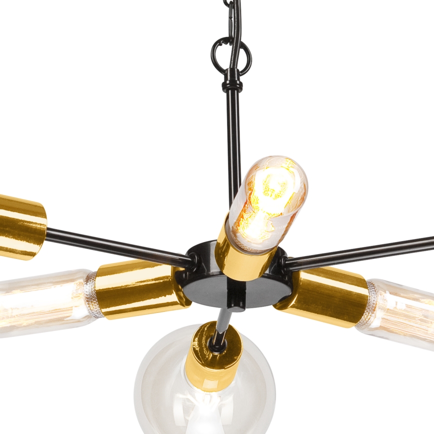 Hanglamp aan een ketting STARLA 6xE27/60W/230V
