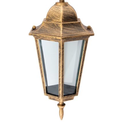 Hanglamp aan een ketting voor Buiten 1xE27/60W/230V goud IP44