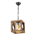 Hanglamp aan een ketting ZIKZAK 1xE27/60W/230V