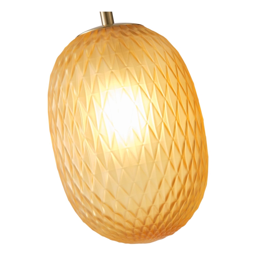 Hanglamp aan een koord 1xE14/25W/230V bruin pr. 15 cm