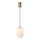 Hanglamp aan een koord 1xE14/25W/230V wit diameter 15 cm