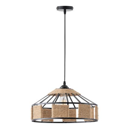 Hanglamp aan een koord 1xE27/15W/230V beige