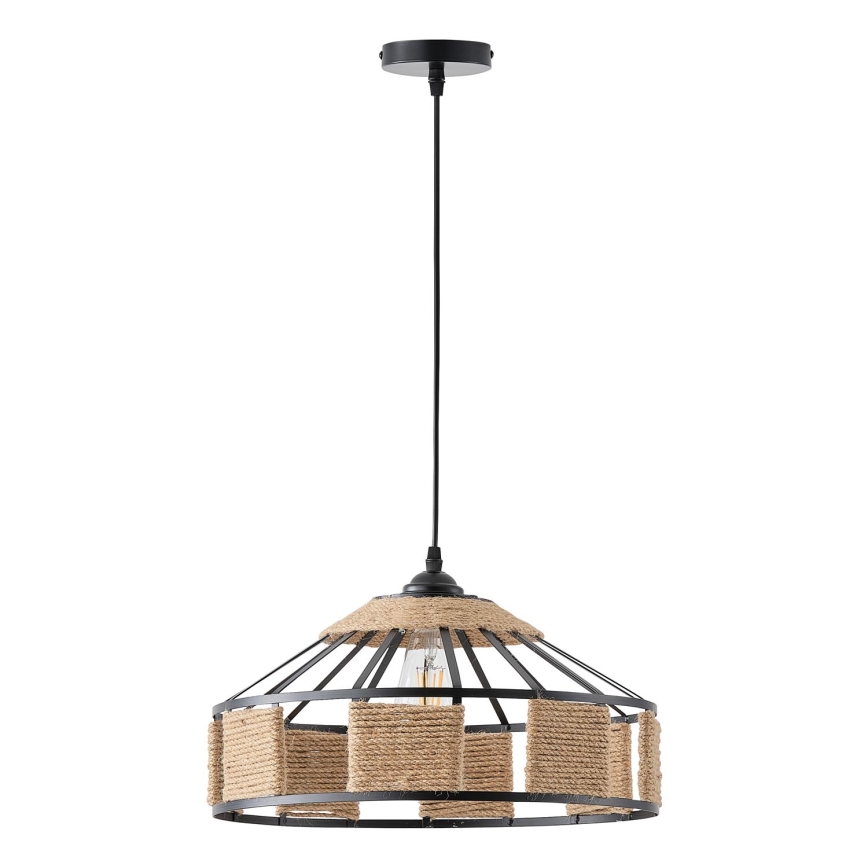 Hanglamp aan een koord 1xE27/15W/230V beige