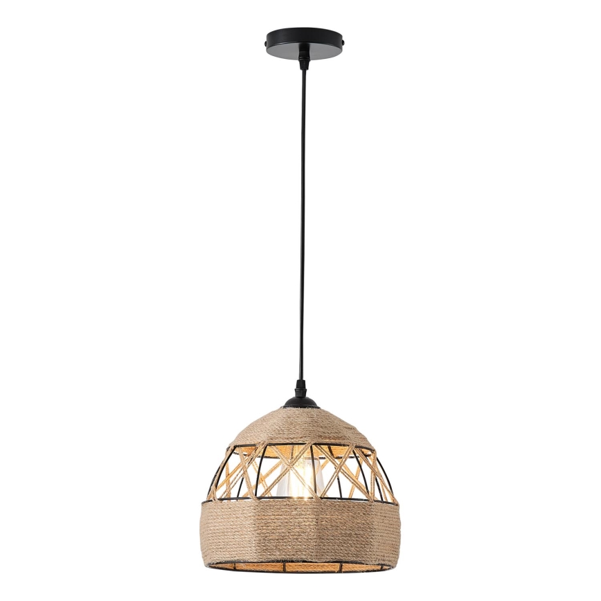 Hanglamp aan een koord 1xE27/15W/230V beige