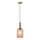 Hanglamp aan een koord 1xE27/15W/230V bruin pr. 13 cm