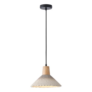 Hanglamp aan een koord 1xE27/15W/230V crème