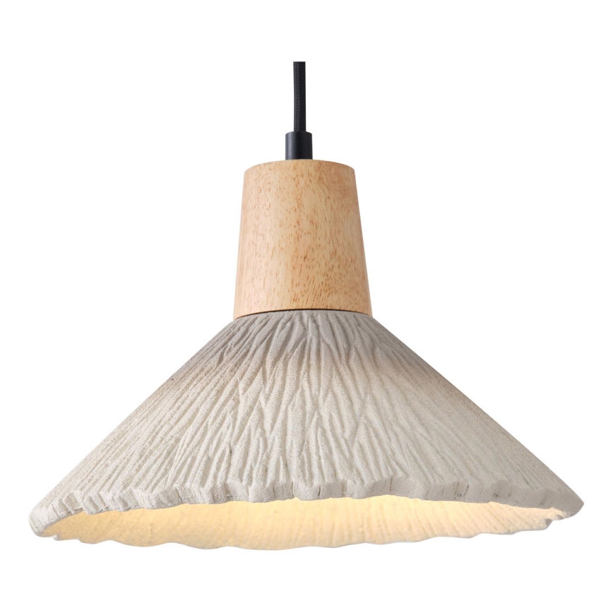 Hanglamp aan een koord 1xE27/15W/230V crème