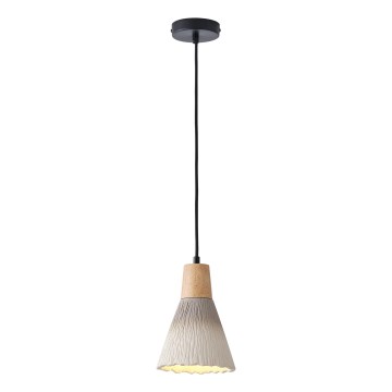 Hanglamp aan een koord 1xE27/15W/230V crème
