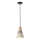 Hanglamp aan een koord 1xE27/15W/230V crème