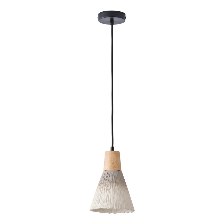 Hanglamp aan een koord 1xE27/15W/230V crème