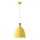 Hanglamp aan een koord 1xE27/15W/230V geel diameter 23 cm