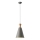 Hanglamp aan een koord 1xE27/15W/230V grijs diameter 20 cm