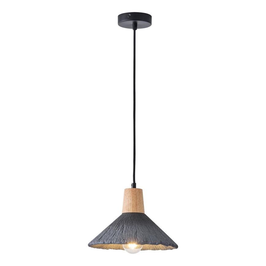 Hanglamp aan een koord 1xE27/15W/230V grijs