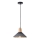 Hanglamp aan een koord 1xE27/15W/230V grijs