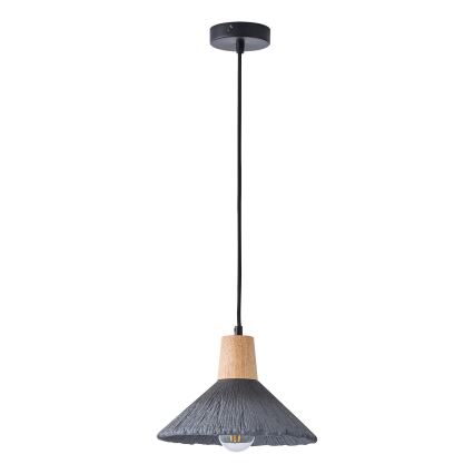 Hanglamp aan een koord 1xE27/15W/230V grijs