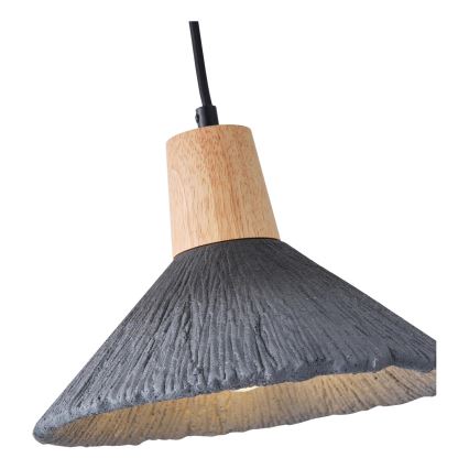 Hanglamp aan een koord 1xE27/15W/230V grijs