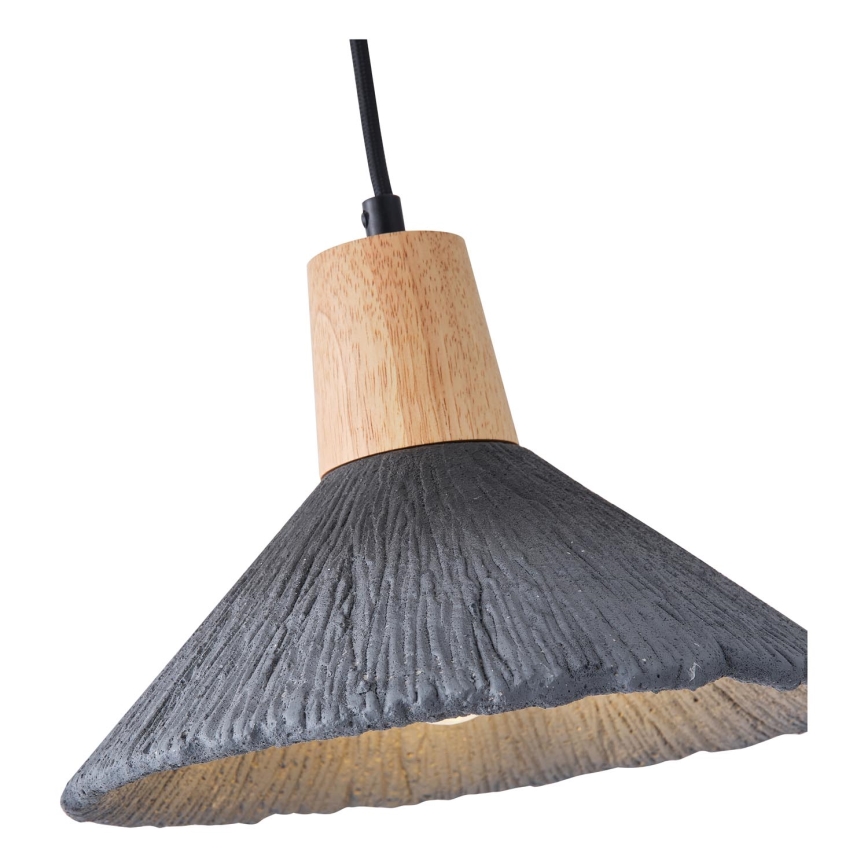 Hanglamp aan een koord 1xE27/15W/230V grijs