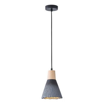 Hanglamp aan een koord 1xE27/15W/230V grijs