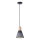 Hanglamp aan een koord 1xE27/15W/230V grijs