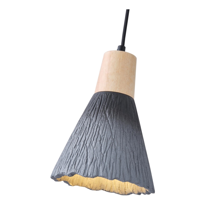 Hanglamp aan een koord 1xE27/15W/230V grijs