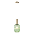 Hanglamp aan een koord 1xE27/15W/230V groen 13 cm