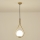 Hanglamp aan een koord 1xE27/15W/230V messing