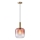 Hanglamp aan een koord 1xE27/15W/230V rood/gerookt diameter 20 cm