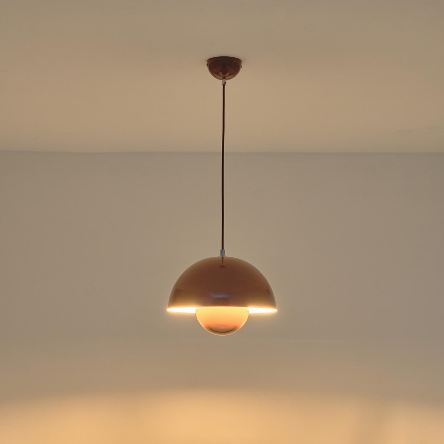 Hanglamp aan een koord 1xE27/15W/230V rood