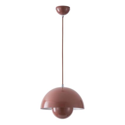 Hanglamp aan een koord 1xE27/15W/230V rood