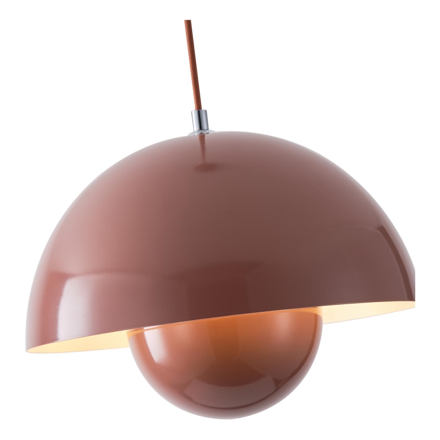 Hanglamp aan een koord 1xE27/15W/230V rood