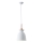 Hanglamp aan een koord 1xE27/15W/230V wit diameter 19,5 cm