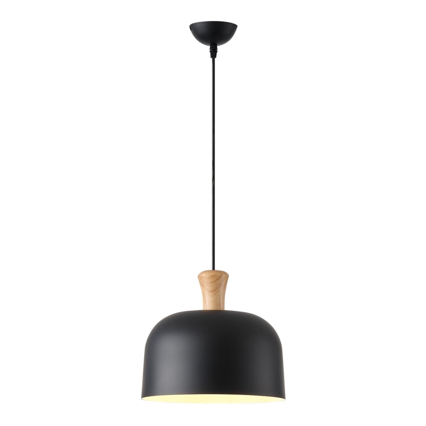 Hanglamp aan een koord 1xE27/15W/230V zwart diameter 27 cm