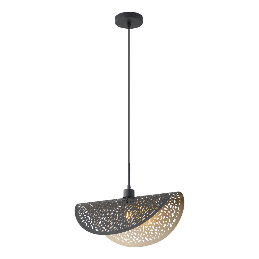 Hanglamp aan een koord 1xE27/15W/230V zwart