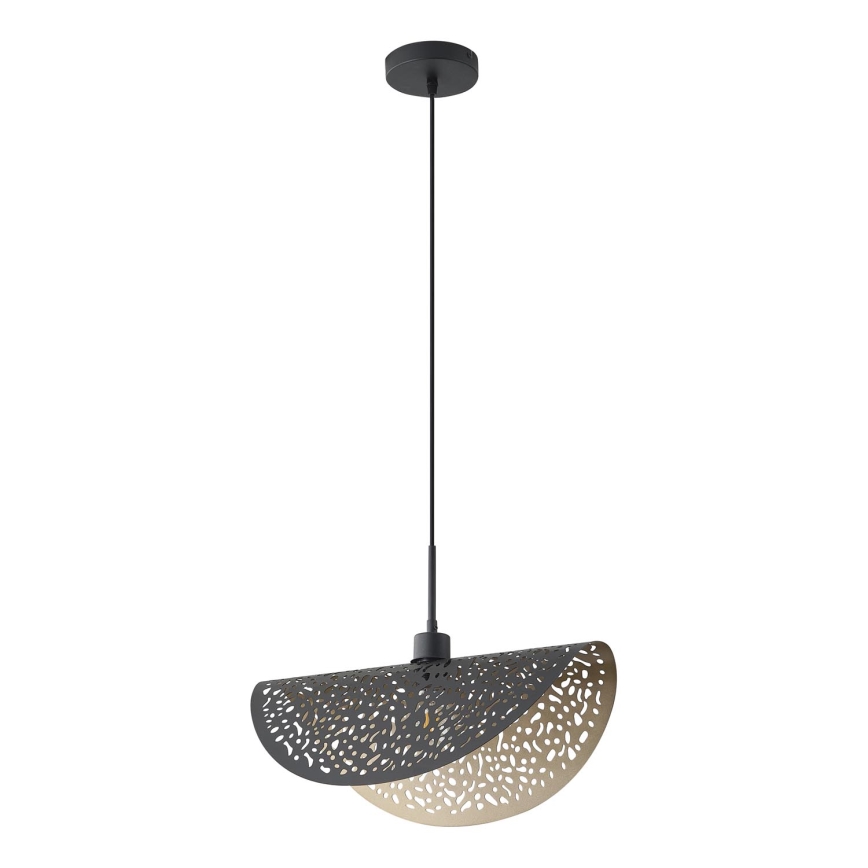 Hanglamp aan een koord 1xE27/15W/230V zwart