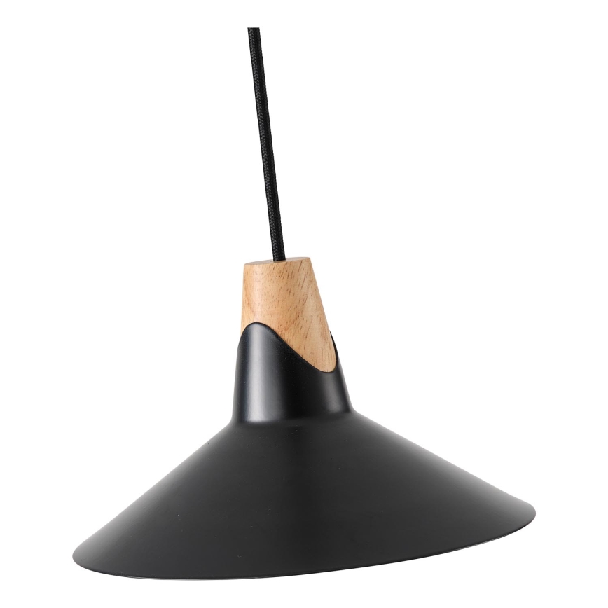 Hanglamp aan een koord 1xE27/15W/230V zwart