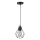 Hanglamp aan een koord 1xE27/35W/230V diameter 18 cm zwart