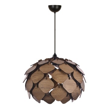 Hanglamp aan een koord 1xE27/40W/230V bruin